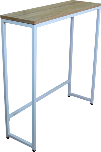 Изображение товара Консольный столик Allerd Rion 25x85 / 2050110600 (белый муар/дуб нокс)