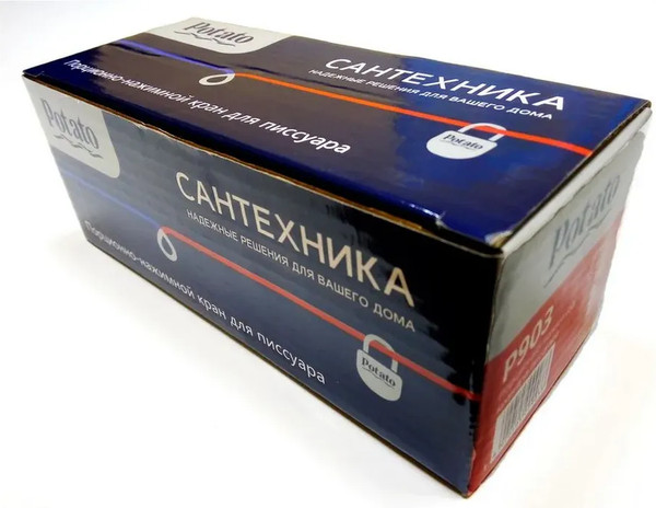 Изображение товара Смывной кран для писсуара Potato P903