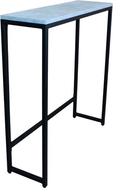 Изображение товара Консольный столик Allerd Rion 25x85 / 2050210500 (черный муар/бетон)