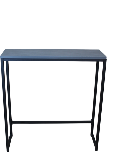 Изображение товара Консольный столик Allerd Rion 25x85 / 2050210700 (черный муар/металл бруклин)