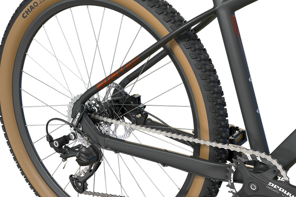 Изображение товара Велосипед STARK 25 Hunter 27.3 (S/16, антрацит матовый/оранжевый металлик)