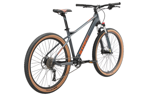 Изображение товара Велосипед STARK 25 Hunter 27.3 (S/16, антрацит матовый/оранжевый металлик, разобранный, в коробке)