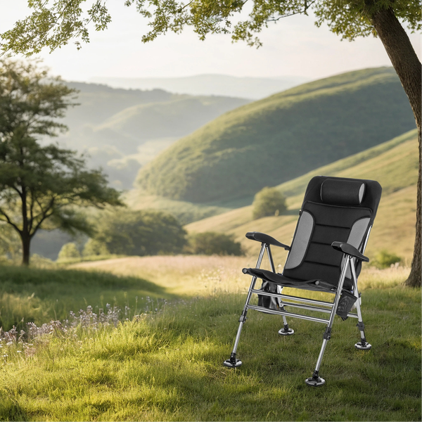 Изображение товара Кресло складное Coyote HYK001 (черный/серый)