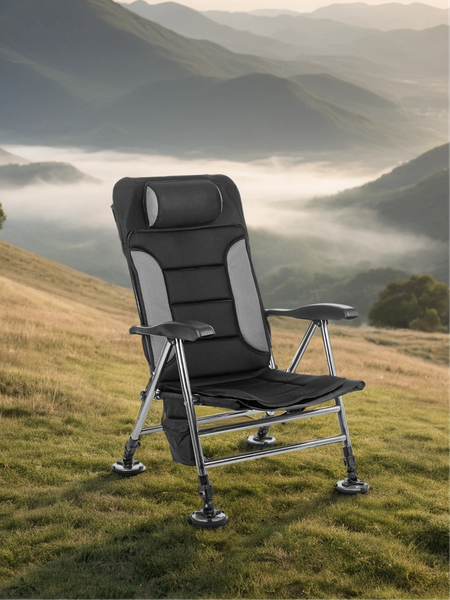 Изображение товара Кресло складное Coyote HYK001 (черный/серый)