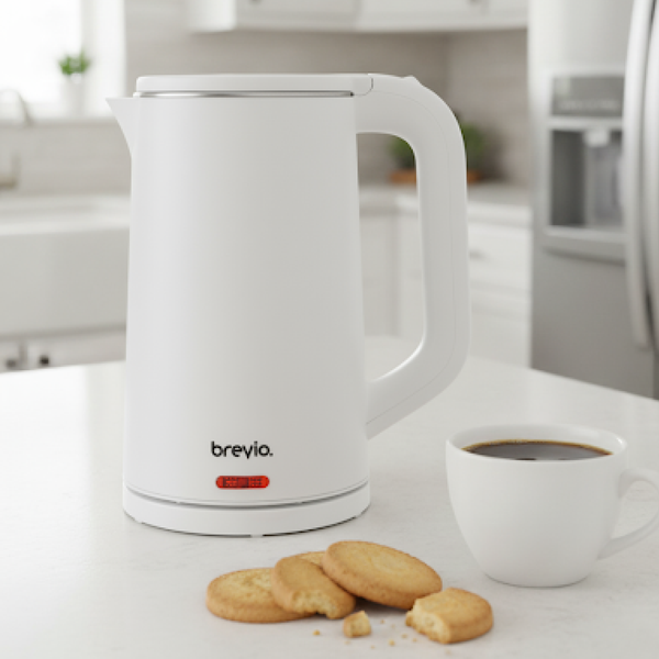 Изображение товара Электрочайник Brevio Steel Kettle BV4200 (белый)