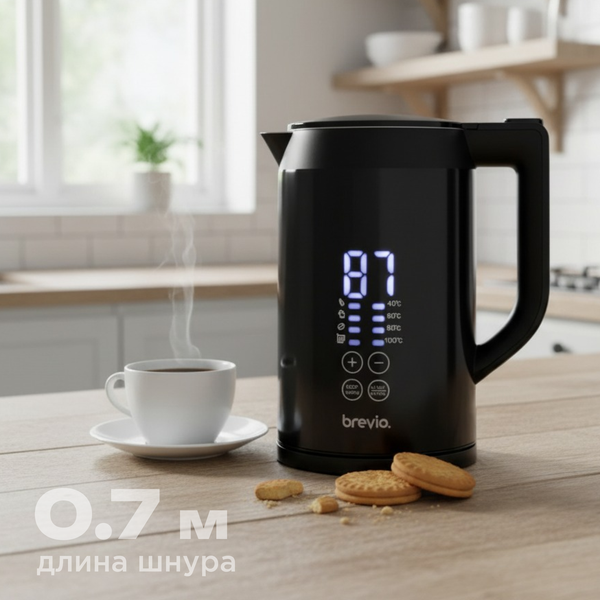 Изображение товара Электрочайник Brevio Steel Touch Kettle BV4159 (черный)
