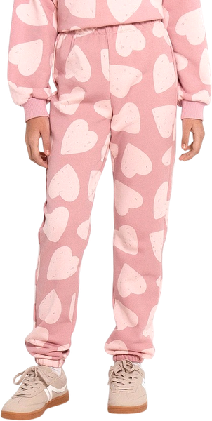 Изображение товара Штаны детские Mark Formelle 187834 (р.104-56, сердечки на пыльно-розовом)