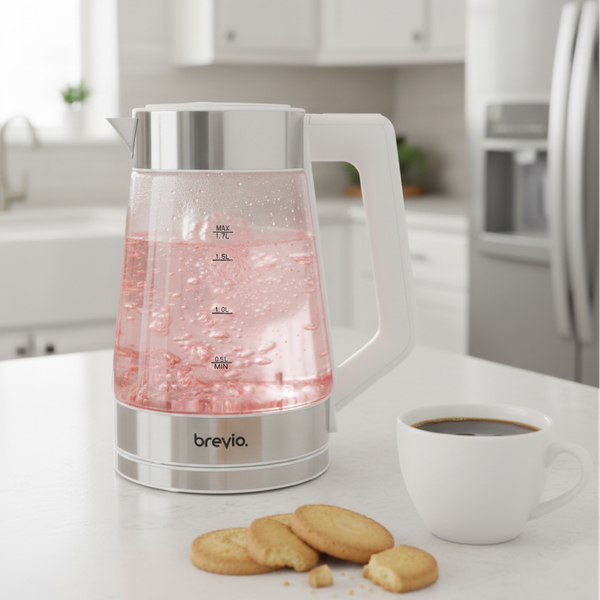 Изображение товара Электрочайник Brevio Glass Kettle BV8060 (белый)