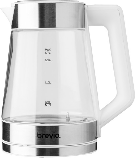 Изображение товара Электрочайник Brevio Glass Kettle BV8060 (белый)