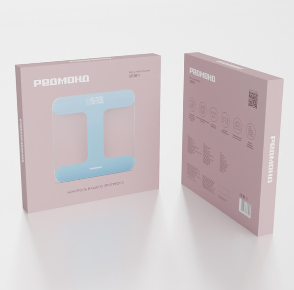 Изображение товара Напольные весы электронные Redmond SB1811 (голубой)