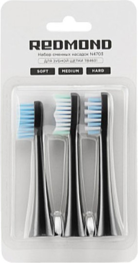 Изображение товара Набор насадок для зубной щетки Redmond N4703 / TB4601 (черный)