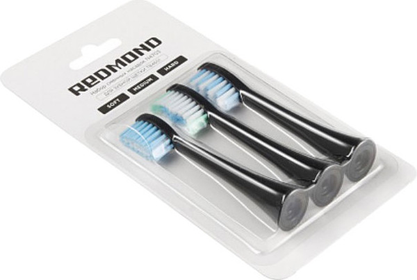 Изображение товара Набор насадок для зубной щетки Redmond N4703 / TB4601 (черный)