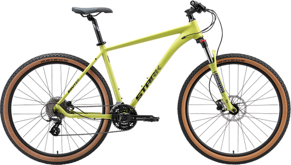 Изображение товара Велосипед STARK 25 Router 29.2 (M/18, оливковый матовый/черный, разобранный, в коробке)