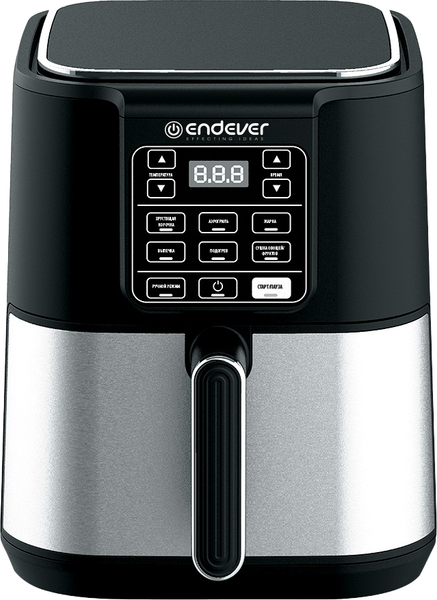 Изображение товара Аэрогриль Endever Skyline AF-130 (черный/стальной)