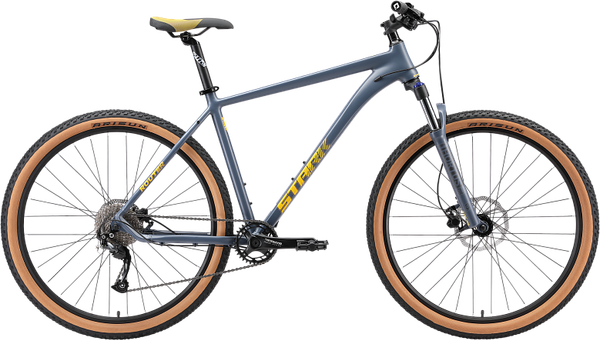 Изображение товара Велосипед STARK Router 29.3 2025 (L/20, сине-серый матовый/теплый желтый, разобранный, в коробке)