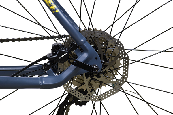 Изображение товара Велосипед STARK Router 29.3 2025 (L/20, сине-серый матовый/теплый желтый, разобранный, в коробке)