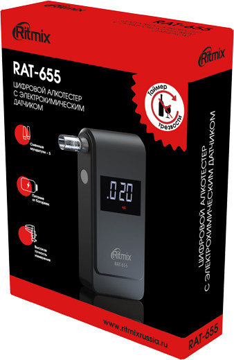 Изображение товара Алкотестер Ritmix RAT-655