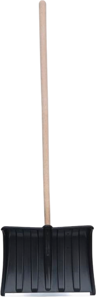 Изображение товара Лопата для уборки снега Агростройлидер №1 СНЕГ-01.01/компбезV (с планкой и черенком)