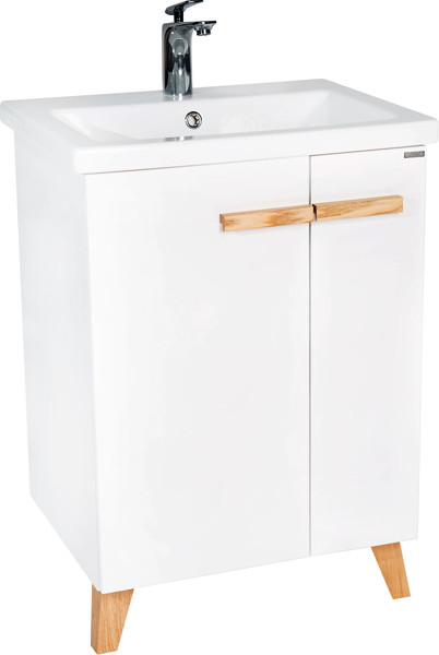 Изображение товара Тумба под умывальник Viant Мюнхен Como 70 / VMUN70COBEL-T2ST (белый)