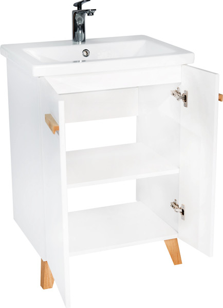 Изображение товара Тумба под умывальник Viant Мюнхен Como 70 / VMUN70COBEL-T2ST (белый)