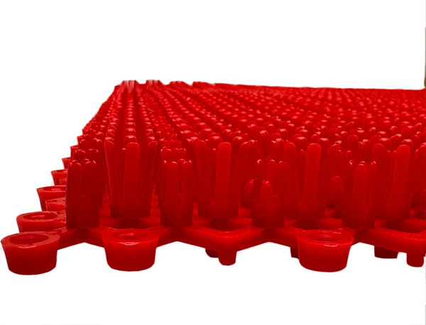 Изображение товара Коврик грязезащитный Пластизделие Из полиэтиленового модуля 40x56 (красный)