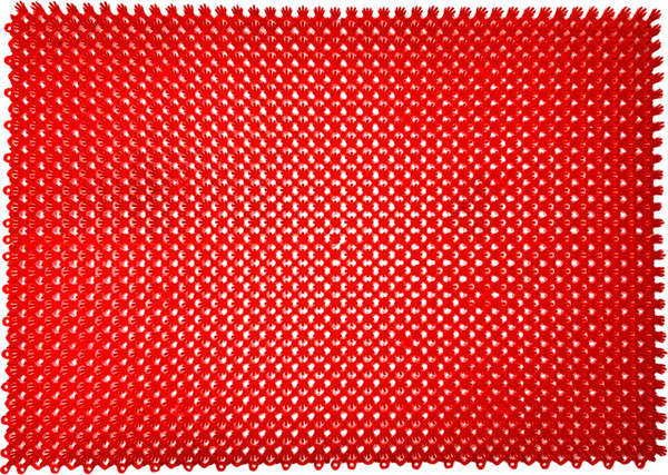 Изображение товара Коврик грязезащитный Пластизделие Из полиэтиленового модуля 40x56 (красный)