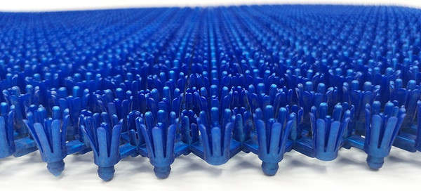 Изображение товара Коврик грязезащитный Пластизделие Из полиэтиленового модуля 40x56 (синий перламутр)