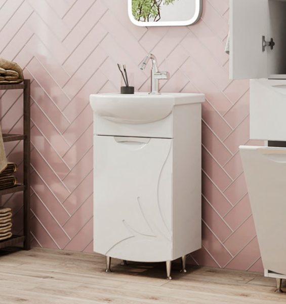 Изображение товара Тумба с умывальником Volna Adel 45.1D Азов 45 (напольная)