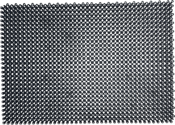 Изображение товара Коврик грязезащитный Пластизделие Из полиэтиленового модуля 40x56 (графит)