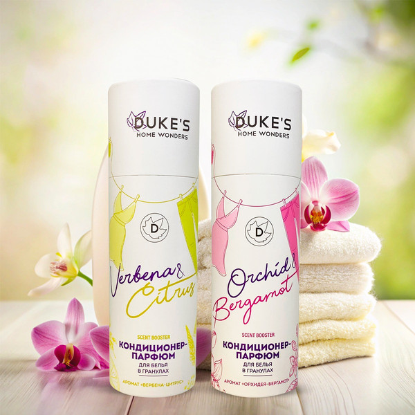 Изображение товара Кондиционер для белья Duke's Home Wonders Парфюм для белья в гранулах Вербена-цитрус / DS023 (300г)