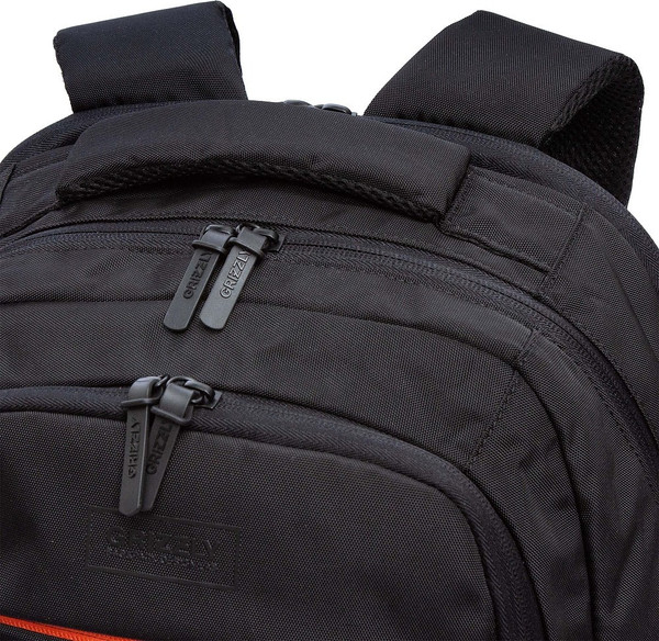 Изображение товара Рюкзак Grizzly RU-532-2 (черный/оранжевый)