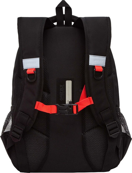 Изображение товара Школьный рюкзак Grizzly RB-553-2 (черный/красный)