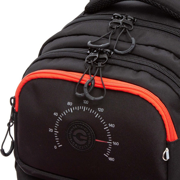 Изображение товара Школьный рюкзак Grizzly RB-553-2 (черный/красный)