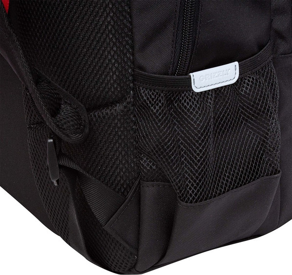 Изображение товара Школьный рюкзак Grizzly RB-553-2 (черный/красный)