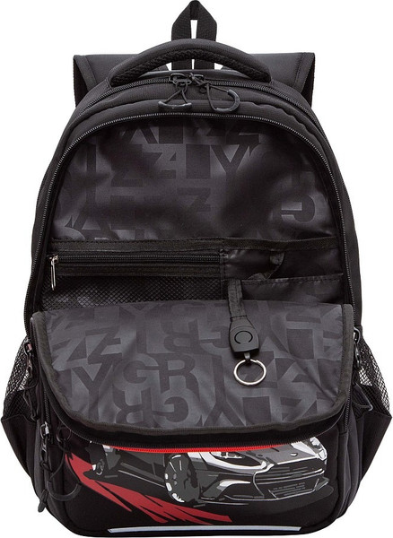 Изображение товара Школьный рюкзак Grizzly RB-553-2 (черный/красный)