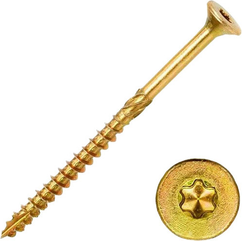 Изображение товара Саморез MFIX Конструкционный потайной по дереву 4.0х60 TORX 20 (500шт)