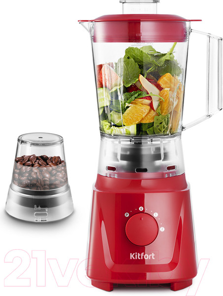 Изображение товара Блендер стационарный Kitfort KT-1356-2 (красный)
