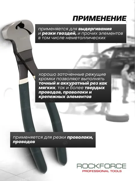 Изображение товара Кусачки торцевые RockForce RF-6976A200 (26035)