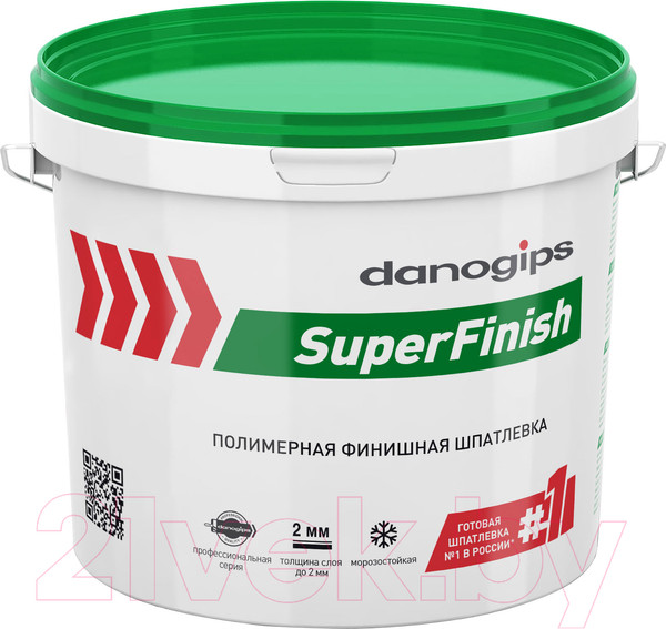 Изображение товара Шпатлевка готовая Danogips SuperFinish (28кг)