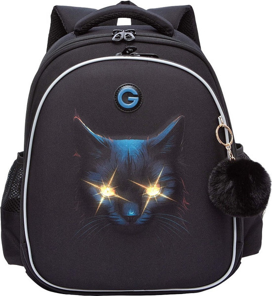 Изображение товара Школьный рюкзак Grizzly RAz-586-6 (черный)