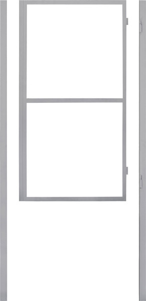 Изображение товара Каркас для калитки Белзабор под навесной замок 0.9x1.8м внутреннее открытие (правые петли)