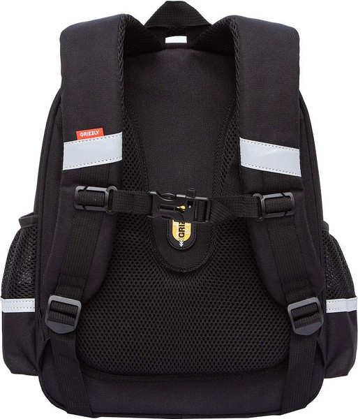 Изображение товара Школьный рюкзак Grizzly RAz-587-1 (черный/желтый)