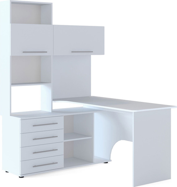 Изображение товара Компьютерный стол Сокол-Мебель КСТ-14.1Л (левый, белый)