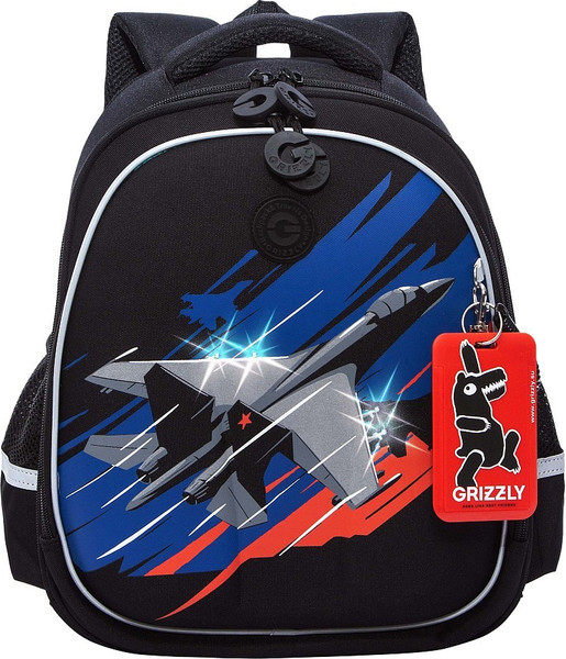 Изображение товара Школьный рюкзак Grizzly RAz-587-10 (черный)