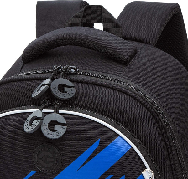 Изображение товара Школьный рюкзак Grizzly RAz-587-10 (черный)