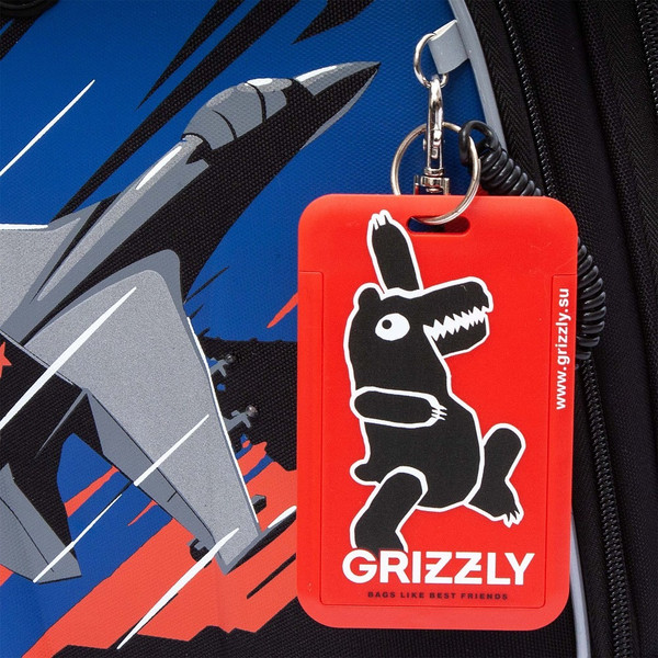 Изображение товара Школьный рюкзак Grizzly RAz-587-10 (черный)