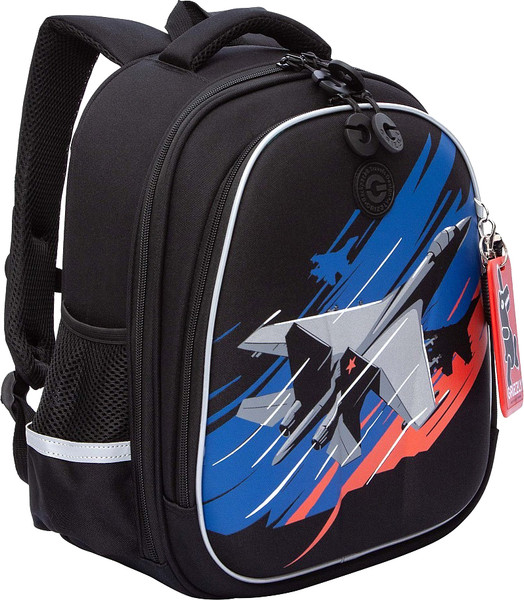 Изображение товара Школьный рюкзак Grizzly RAz-587-10 (черный)