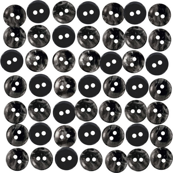 Изображение товара Набор пуговиц Sentex P-A2027 11.5/2 (100шт, антрацит)