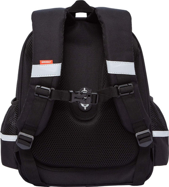 Изображение товара Школьный рюкзак Grizzly RAz-587-15 (черный/белый)