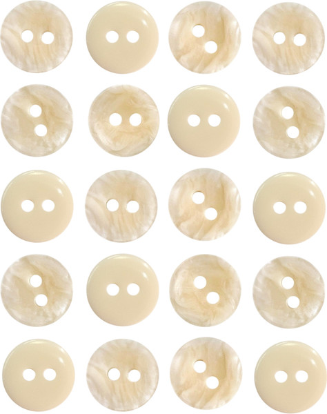 Изображение товара Набор пуговиц Sentex P-A2027 11.5/2 (20шт, слоновая кость)
